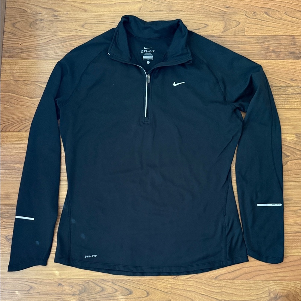 Nike Black Dri-FIT Half-Zip Pullover